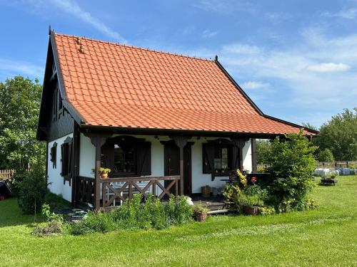 Zahrada ubytování Domek całoroczny na Kaszubach "Kołowrót"