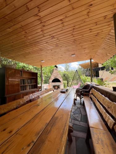 Χώρος καθιστικού στο Zaritap Guest House