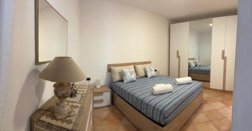 Postel nebo postele na pokoji v ubytování Casa Sara&Luca