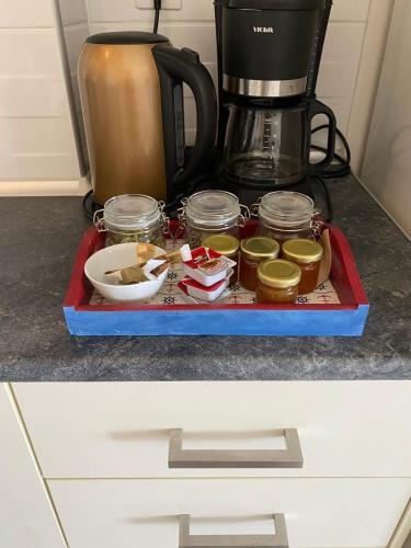 Seaside Houseにあるコーヒーまたはお茶