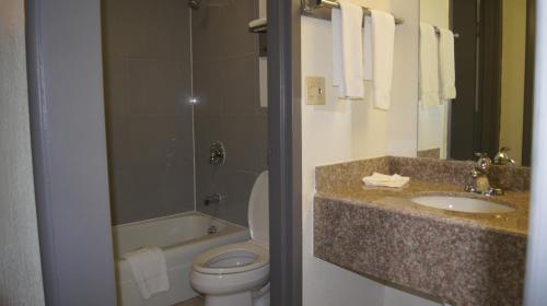 Ett badrum på Executive Inn