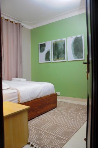 Voodi või voodid majutusasutuse White Cottage Suites toas