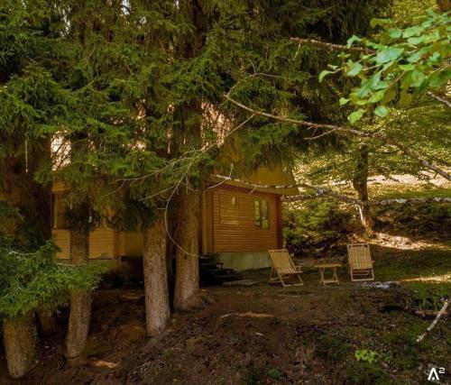 O grădină în afara Cottage in Muashi, Lower Svaneti