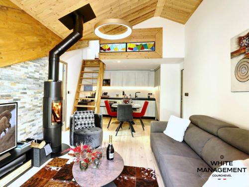 Résidence Ariondaz Heliantheme - Penthouse intimiste avec mezzanine MAE-9074