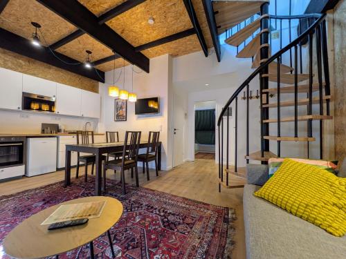Kuchyň nebo kuchyňský kout v ubytování mg4 Apartments