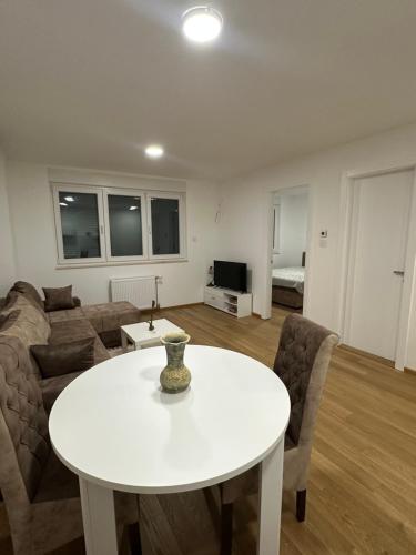 TV a/nebo společenská místnost v ubytování Apartments Nenad