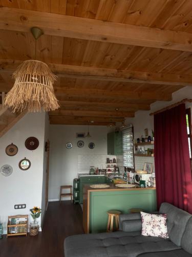 Χώρος καθιστικού στο Pukina Tiny House