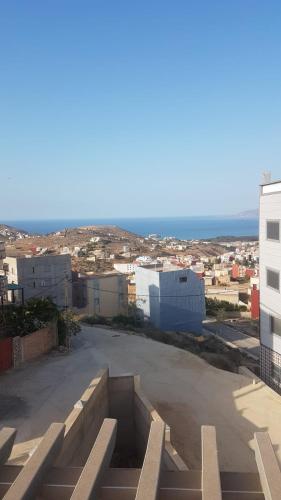 Vue générale sur la mer ou vue sur la mer prise depuis la maison de vacances