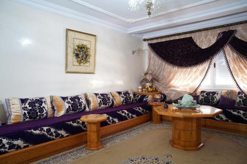 Χώρος καθιστικού στο Appartement familial