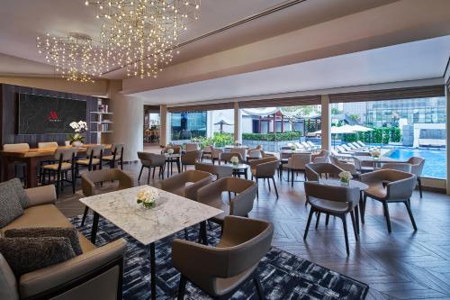 Ruang duduk di Singapore Marriott Tang Plaza Hotel