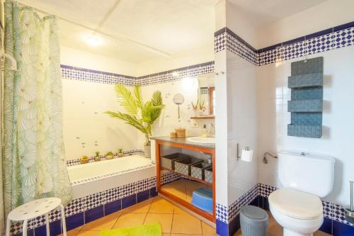 Et badeværelse på Casa Papaya 2, La Palma