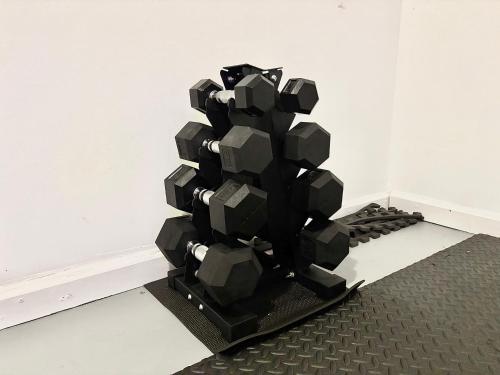 a rendering of a black sculpture in a white room at King Suite - Private Bath - Gym - Hot Tub - Game Room in Ellenwood