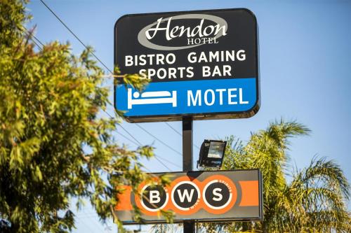 a sign for a bingo gaming sports bar at Nightcap at Hendon Hotel in Adelaide