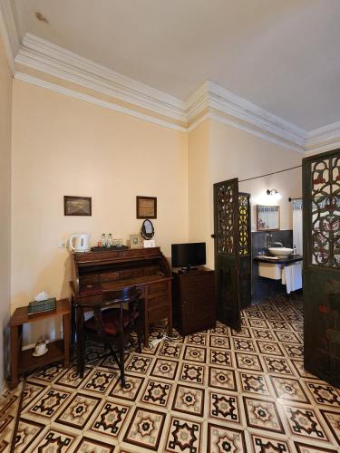 Χώρος καθιστικού στο La Villa