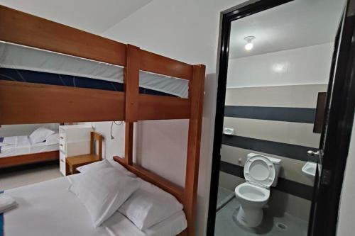 Koupelna v ubytování Benediktus Pilgerhaus Inn Vigan