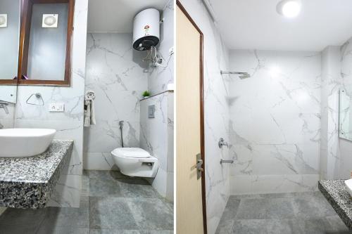 Ένα μπάνιο στο FabHotel The Prime Land - Huda City Centre Metro