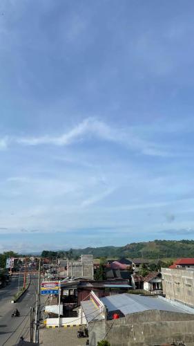 a view of a city with a street and buildings at Homestay Yaa Syafi in Bireun