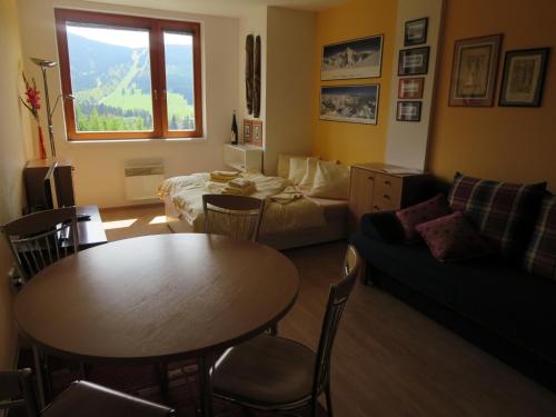 Posezení v ubytování Apartmán Ramzová 27