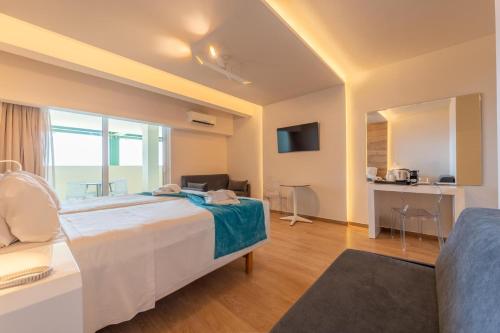 Postel nebo postele na pokoji v ubytování Arte Hotel
