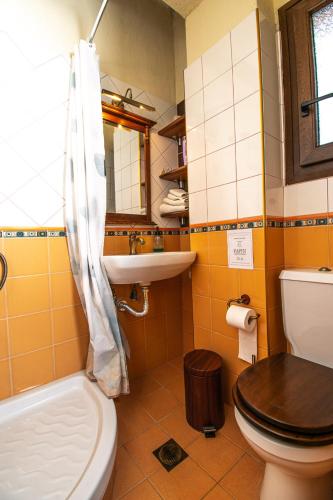 Koupelna v ubytování Villa Mara