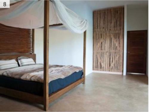 Katil atau katil-katil dalam bilik di Beautiful secluded standalone villa with private pool