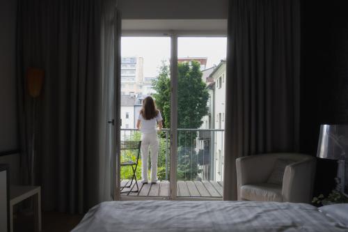 City-Hotelにあるベッド