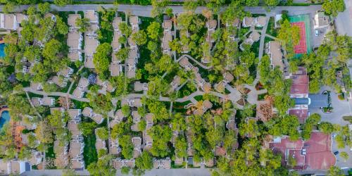 an overhead view of a lot of houses and trees at Siu Collection - Ultra All Inclusive in Beldibi