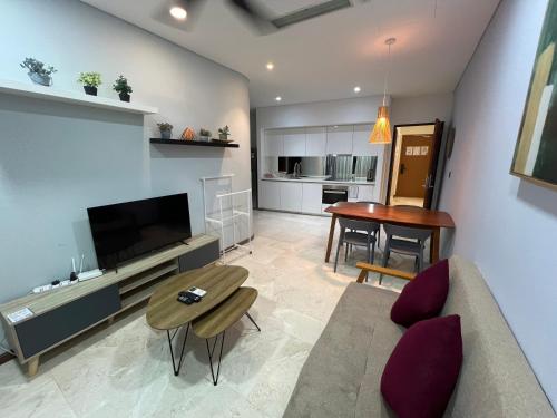 Nhà bếp/bếp nhỏ tại Sky suite 3 Bedroom by Travel Buddy