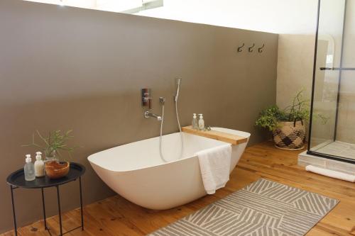 Bilik mandi di Stroomrivier Lodge