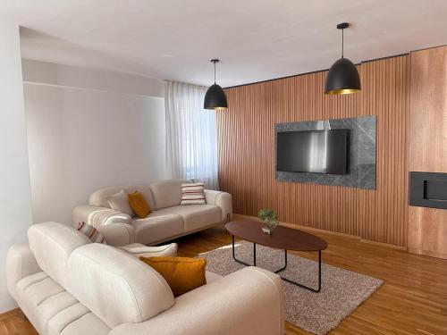 TV a/nebo společenská místnost v ubytování La Vita Penthouse by Sienna