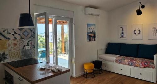Χώρος καθιστικού στο Apartments Jonke