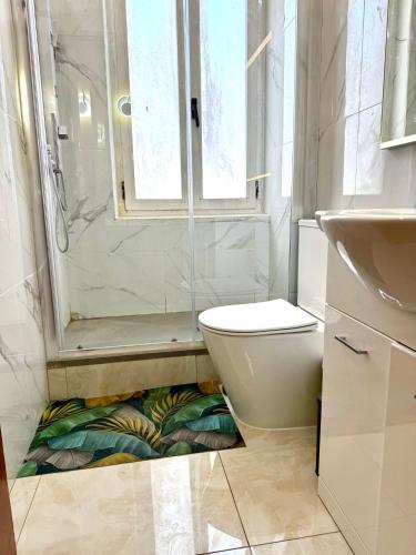Koupelna v ubytování Green Guesthouse