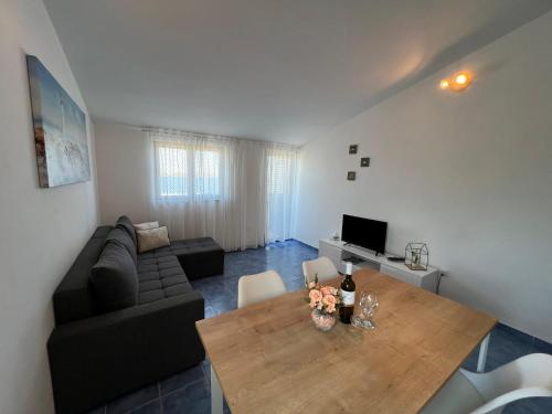 Posezení v ubytování Apartments Ema