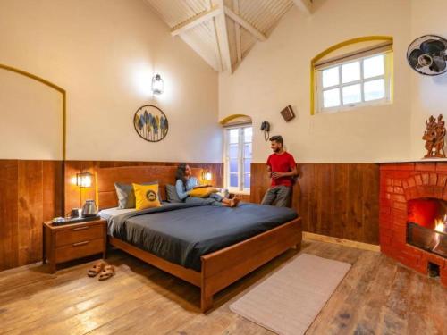 Voodi või voodid majutusasutuse The Hosteller Ooty toas
