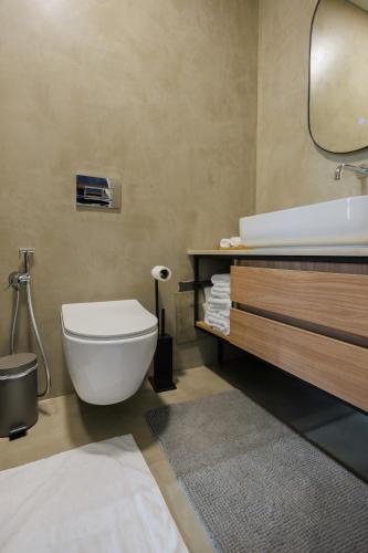 Koupelna v ubytování Moonlight Apartments Tirana