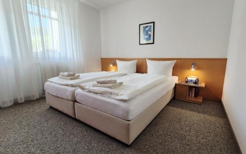 Katil atau katil-katil dalam bilik di Villa Viktoria Whg 9 - "Meeresrauschen"