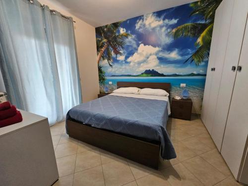 Ένα ή περισσότερα κρεβάτια σε δωμάτιο στο Dream & Fly Lungomare Beach