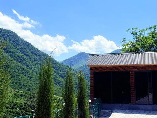 Nespecifikovaný výhled na hory nebo výhled na hory při pohledu z bed and breakfast