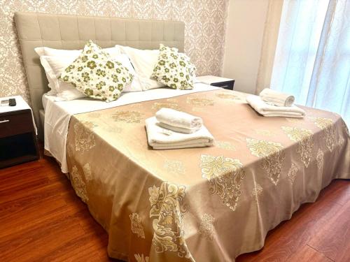 Postel nebo postele na pokoji v ubytování Green Guesthouse