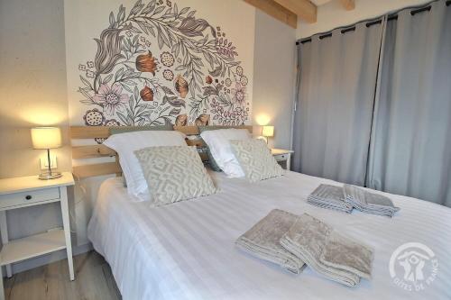 Cama o camas de una habitación en Ti koad
