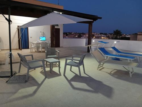 Balkón nebo terasa v ubytování I due Fratelli