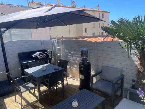 Chaleureux logement-centre ville-proche gare-plage