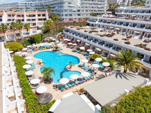 an aerial view of a resort with a swimming pool at HOVIMA Panorama in Adeje