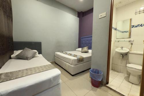 Koupelna v ubytování Hotel 3Winz, Chow Kit Hospital Kuala Lumpur