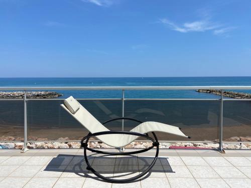 Spacious air-conditioned duplex with 270 degree sea views