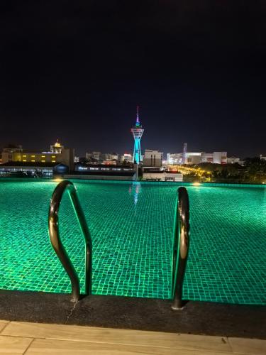 Πισίνα στο ή κοντά στο D'Aman Infinity Pool Homestay 01