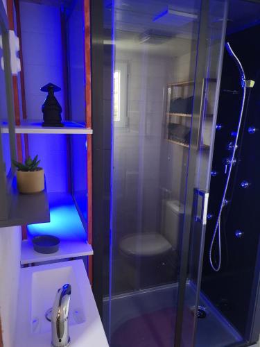 Ένα μπάνιο στο Tiny House proche de la plage sans draps ni serviettes
