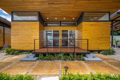Zahrada ubytování Macondo Ecolodge Apt 4 - Estrella de Fuego