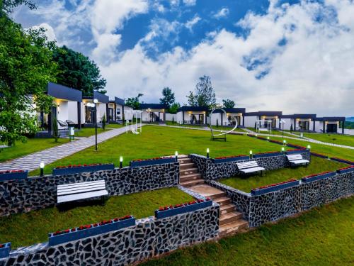 Zahrada ubytování Green Heaven Resort Gorj