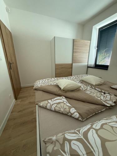 Katil atau katil-katil dalam bilik di Apartmán u Andy